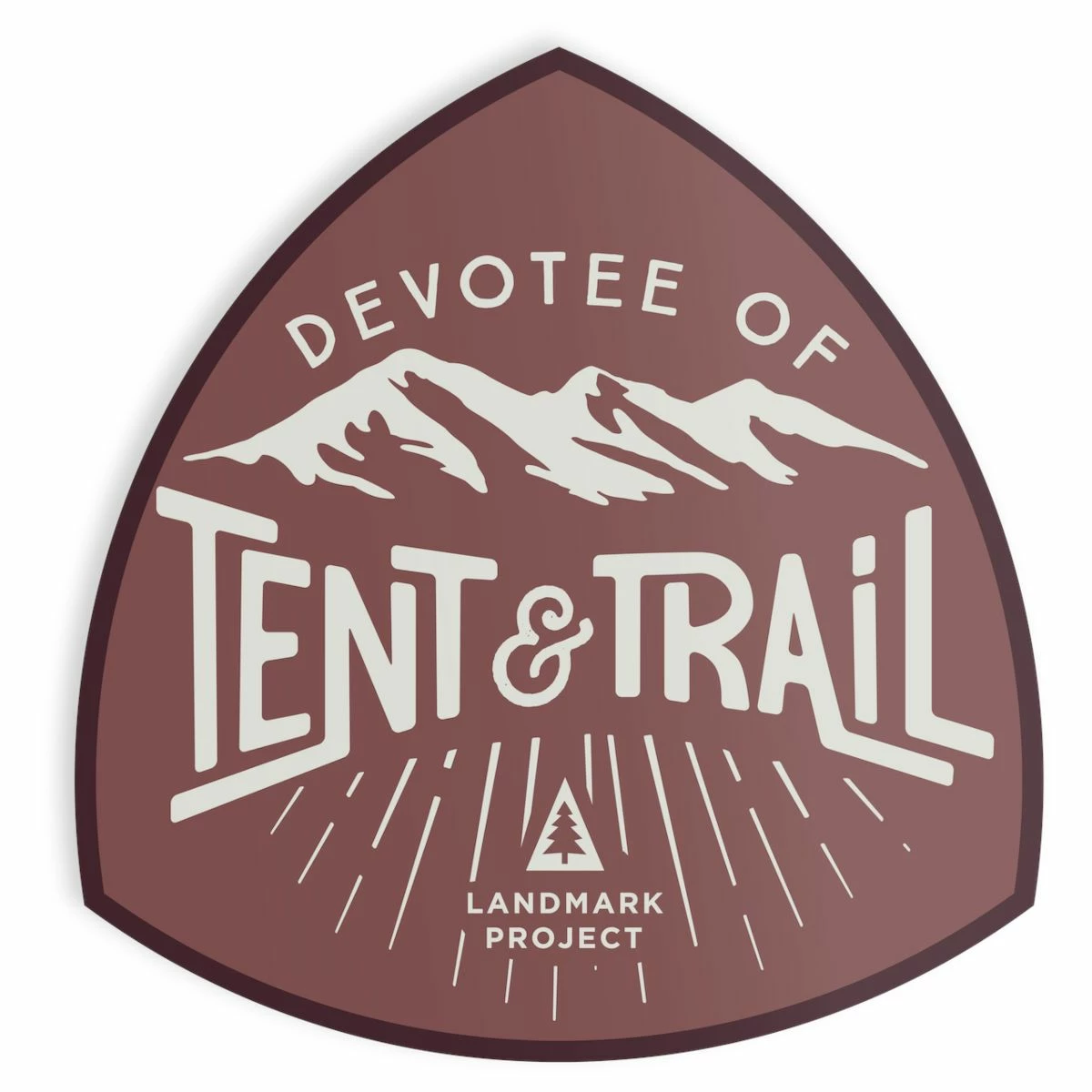 Landmark Project Devotee Of Tent & Trail Sticker 1 Landmark Project Devotee Of Tent & Trail Sticker