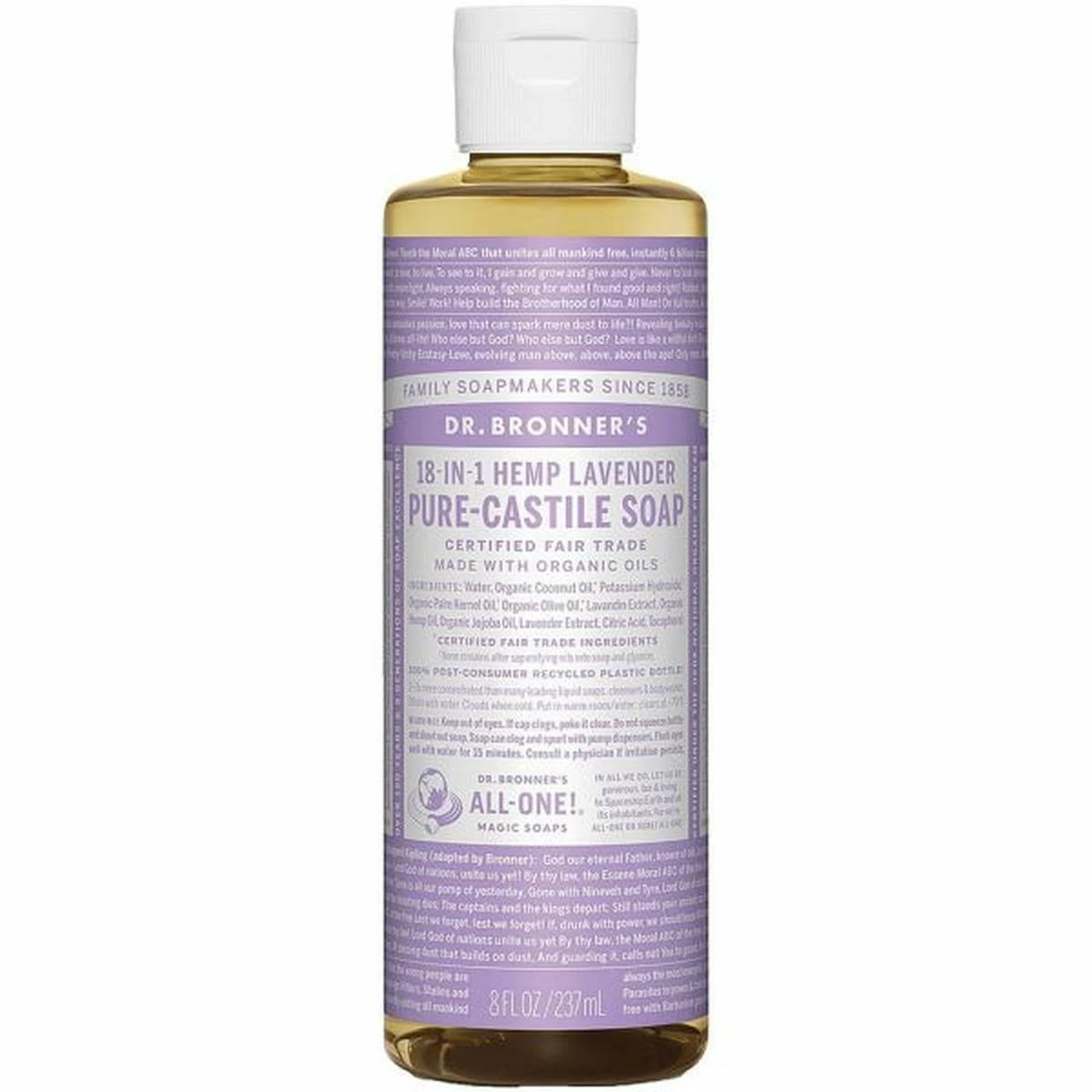 Dr. Bronner's Soap - Lavender 2 Dr. Bronner's Soap - Lavender - Image 2