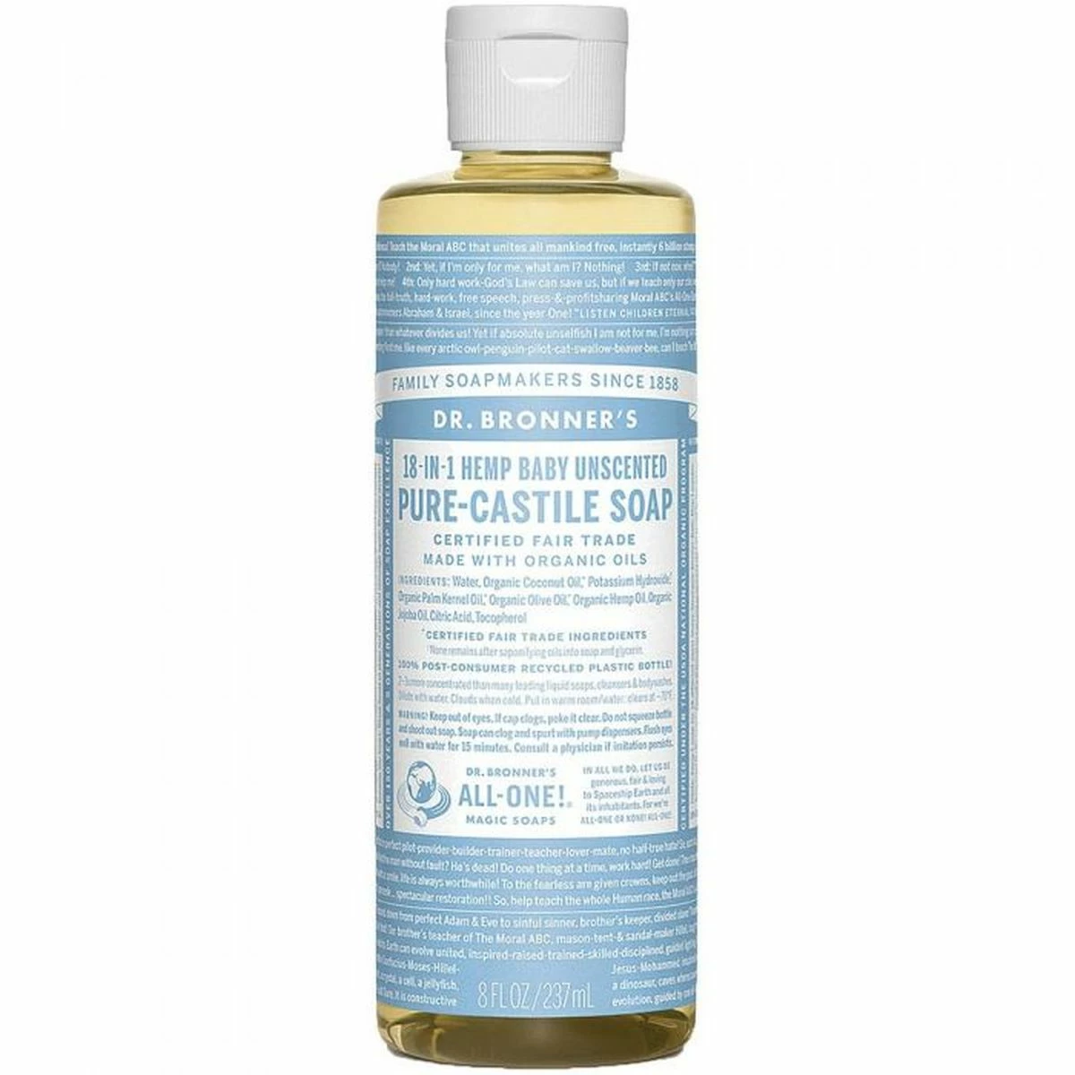 Dr. Bronner's Soap - Baby Mild 2 Dr. Bronner's Soap - Baby Mild - Image 2