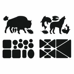 Gear Aid Gear Patches - Wildlife - Black